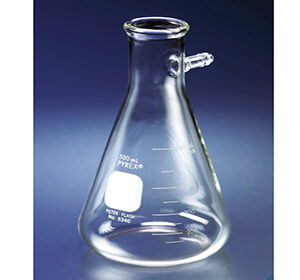 Corning - Pyrex - Heavy Wall Filtering Flask, Tubulation, Graduated