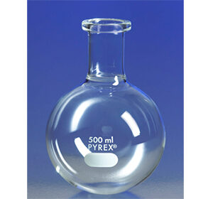 Corning - Pyrex - Short Ring Neck Boiling Flask, Round Bottom